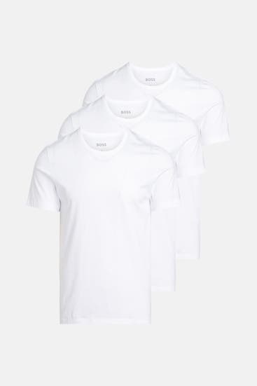 BOSS - 3er-Pack T-Shirt 'Experiance' weiß